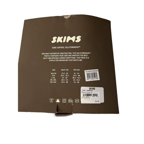 SKIMS Kim Kardashian Core Control Brief Color Clay  Size L/XL - Picture 2 of 8